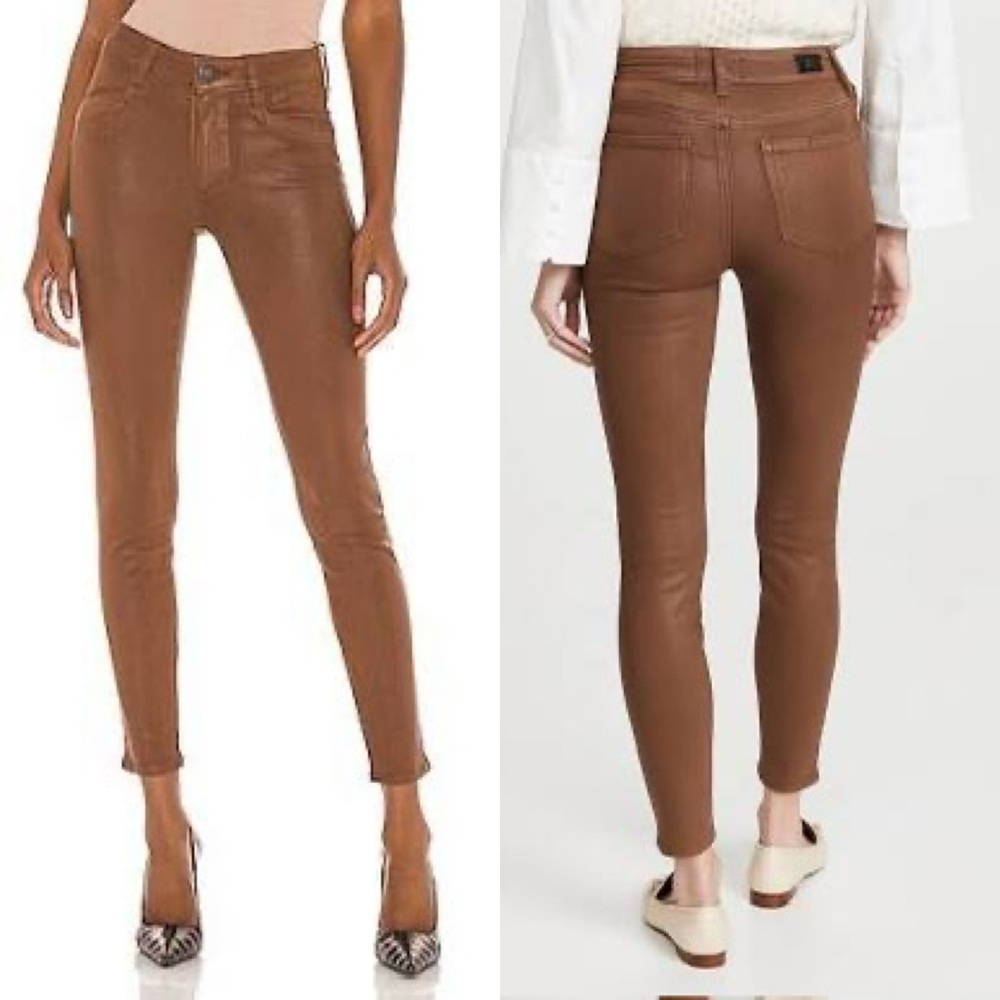 Paige Hoxton Ankle Waxed jeans